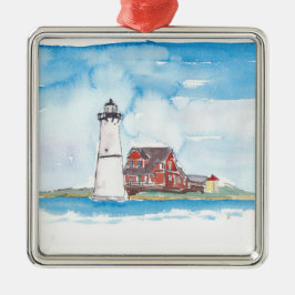 Montauk Leuchtturm Long Island Ornament Aus Metall