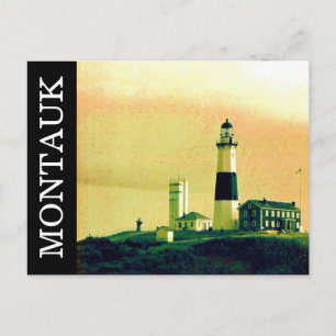 Montauk Leuchtturm Postkarte
