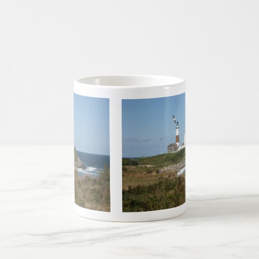 MONTAUK Leuchtturm-Seemöwe-Liebe 2,0 Kaffeetasse (Mittel)