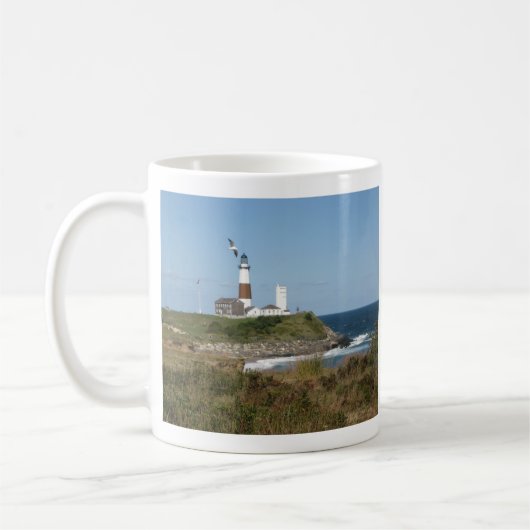 MONTAUK Leuchtturm-Seemöwe-Liebe 2,0 Kaffeetasse (Links)
