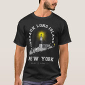 Montauk Lighthouse Long Island Ny T-Shirt (Vorderseite)