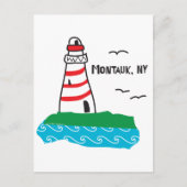 Montauk Lighthouse Postkarte (Vorderseite)