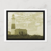 Montauk Lighthouse Postkarte (Vorderseite)