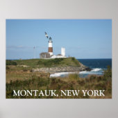 MONTAUK Lighthouse Seagull Liebe Poster (Vorne)