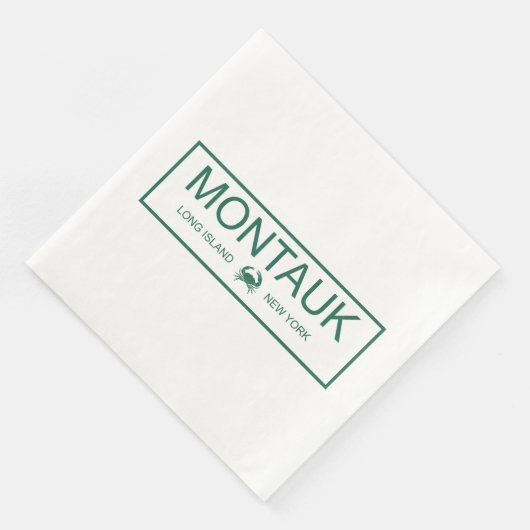 Montauk, Long Island, New York Serviette (Ecke)