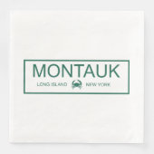 Montauk, Long Island, New York Serviette (Vorderseite)