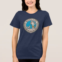 Montauk Meerjungfrau The End New York Angelurlaub Tri-Blend Shirt