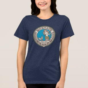 Montauk Meerjungfrau The End New York Angelurlaub Tri-Blend Shirt