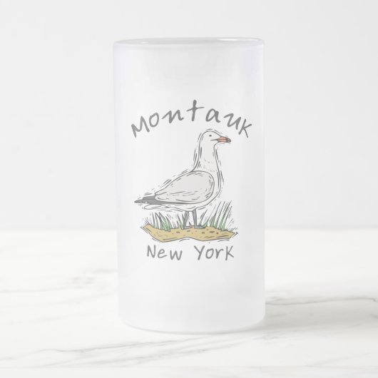 Montauk, New Mattglas Bierglas (Mittel)