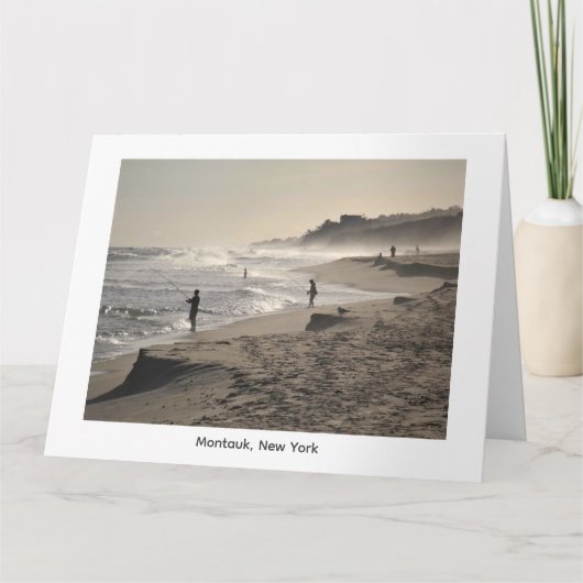 Montauk, New York Karte (Vorderseite)