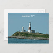 Montauk New York Postkarte (Vorne/Hinten)