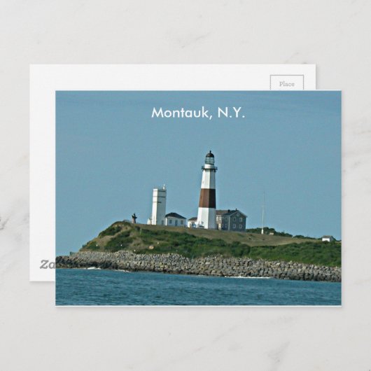 Montauk New York Postkarte (Vorne/Hinten)