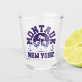 Montauk, New York Schnapsglas (Vorderseite)