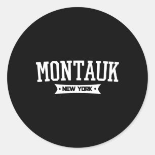 Montauk Ny Geschenke für Long Island Liebhaber New Runder Aufkleber