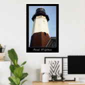 Montauk NY Leuchtturm Poster (Heimbüro)