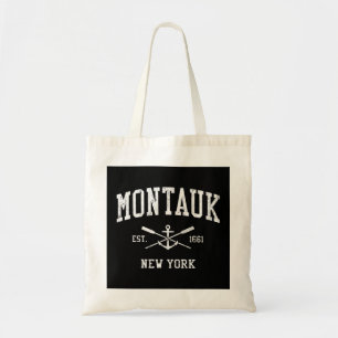 Montauk NY Vintage gekreuzte Ruder & Bootsanker Sp Tragetasche