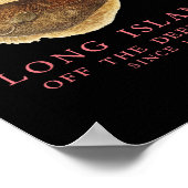 Montauk Off The Deep End Lucky Fluke Fischen Pfirs Poster (Ecke)