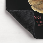 Montauk Off The Deep End Lucky Fluke Fishing Peach Mousepad (Ecke)