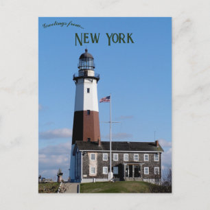 Montauk Point Light New York Postkarte