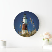 Montauk Point Lighthouse Clock Große Wanduhr (Zuhause)