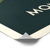 Montauk Point Lighthouse, Coastal Cliff & Sailboat Poster (Ecke)