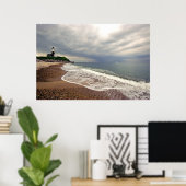Montauk Point LIghthouse, Long Island, New York Poster (Heimbüro)