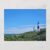 Montauk Point Lighthouse Long Island NY Postcard Postkarte (Vorderseite)
