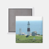 Montauk Point Lighthouse Magnet (Vorderseite/Rückseite)
