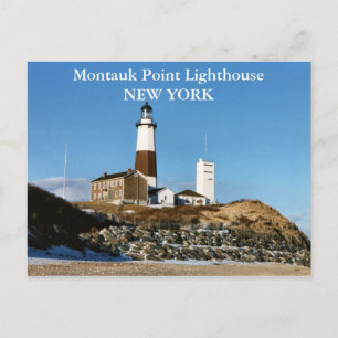 Montauk Point Lighthouse, New York Postcard Postkarte