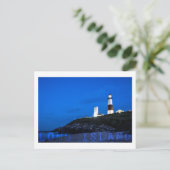 Montauk Point Lighthouse Postkarte (Stehend Vorderseite)