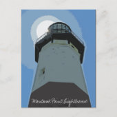 Montauk Point Lighthouse Postkarte (Vorderseite)