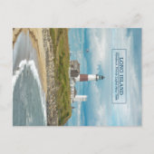 Montauk Point Lighthouse Postkarte (Vorderseite)