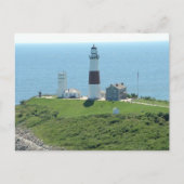 Montauk Point Lighthouse Postkarte (Vorderseite)