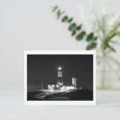 Montauk Point Lighthouse Postkarte (Stehend Vorderseite)