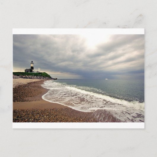 Montauk Point Lighthouse Postkarte (Vorderseite)
