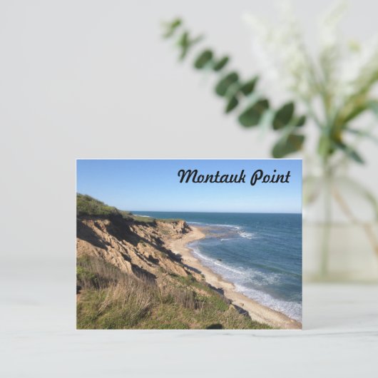 Montauk Point Postkarte (Stehend Vorderseite)