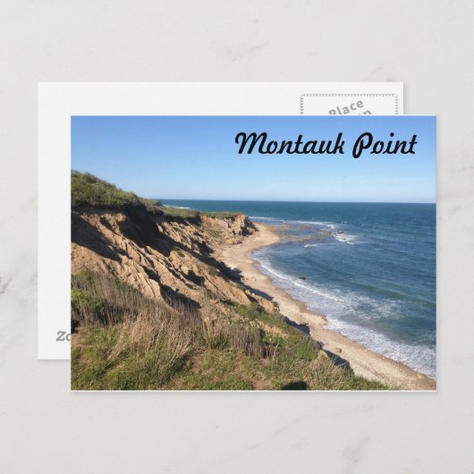 Montauk Point Postkarte (Vorne/Hinten)