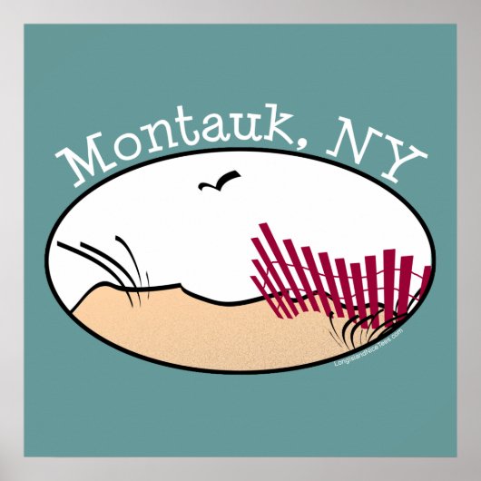 Montauk Poster (Vorne)