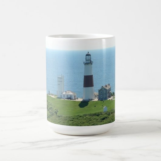 Montauk Punkt-Leuchtturm Kaffeetasse (Mittel)
