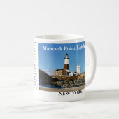 Montauk Punkt-Leuchtturm, New- YorkTasse Kaffeetasse (VorderseiteRechts)