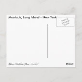 Montauk Sailboats (Juni 19.1897) Postkarte (Rückseite)