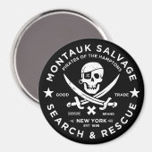 Montauk Salvage Co. 2" Magnet v1 (Vorderseite/Rückseite)