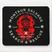Montauk Salvage Co. Dive Helmet Mousepad (Vorne)