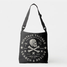 Montauk Salvage Co Logo Tote Bag Medium Tragetaschen Mit Langen Trägern