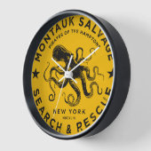 Montauk Salvage Co. Octopus Wall Clock. Uhr (Winkel)
