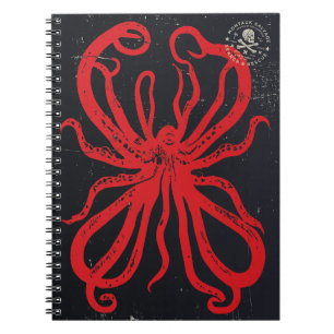 Montauk Salvage Co. Red Sea Monster-Notebook Notizblock