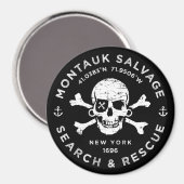 Montauk Salvage Company Magnet (Vorderseite/Rückseite)