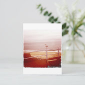 Montauk Seagull Liebe 3.0 Postkarte (Stehend Vorderseite)