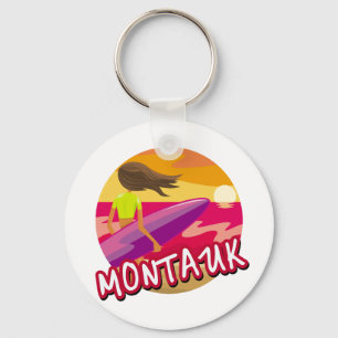 Montauk Surfer Female Schlüsselanhänger