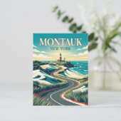 Montauk USA Postkarte (Stehend Vorderseite)
